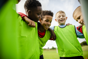 Drenge har spillet fodbold