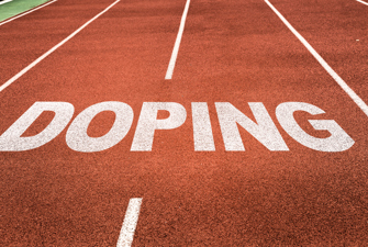 Doping skrevet på løbebane. Foto: Getty Images/gustavofrazao