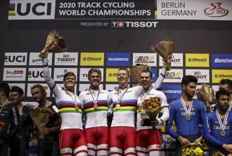 Den danske guldkvartet, 20'. Foto: GettyImages/Maja Hitij
