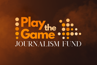 Logo for Play the Game Journalism Fund