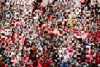 Tilskuere. Foto: Grønlands Idrætsforbund