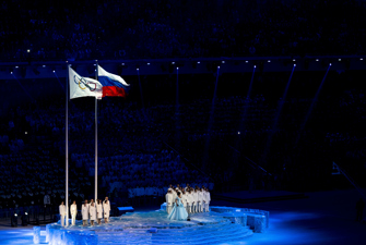 Russiske flag til OL i Sotji i 2014